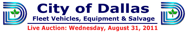 Dallas Fleet auction 08/31/11